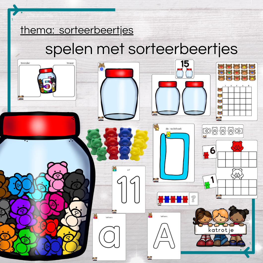 spelen met Sorteerbeertjes 2025