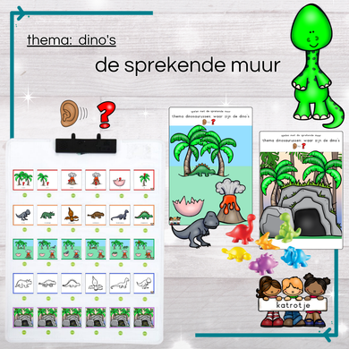 de sprekende muur: dino's